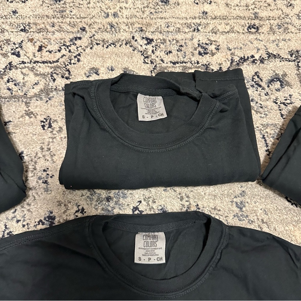 Lot of 4 - Men’s Comfort Colors Long Sleeve T-Shirts - New Without Tags - Picture 5 of 7